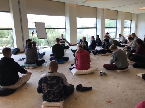 Lecturing on Qi Gong in Vilamoura